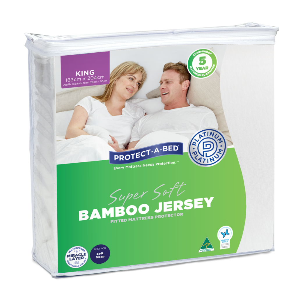 Bamboo Jersey Waterproof Mattress Protector Australian Bedding Company