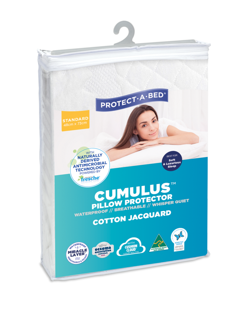 Cumulus Cotton Waterproof Pillow Protector Australian Bedding Company