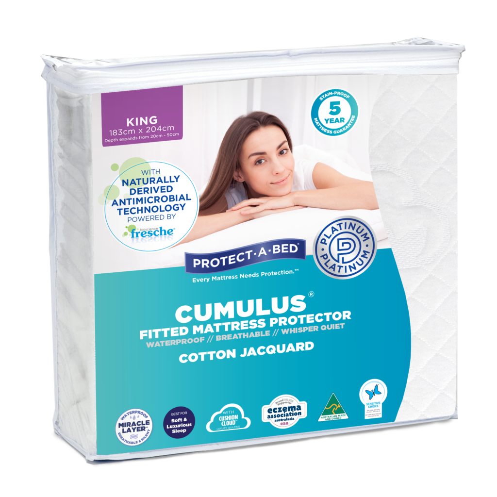 Cumulus Cotton Waterproof Mattress Protector Australian Bedding Company