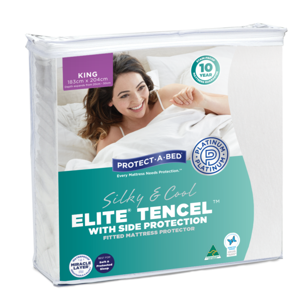 Elite Tencel Waterproof Mattress Protector Australian Bedding Company