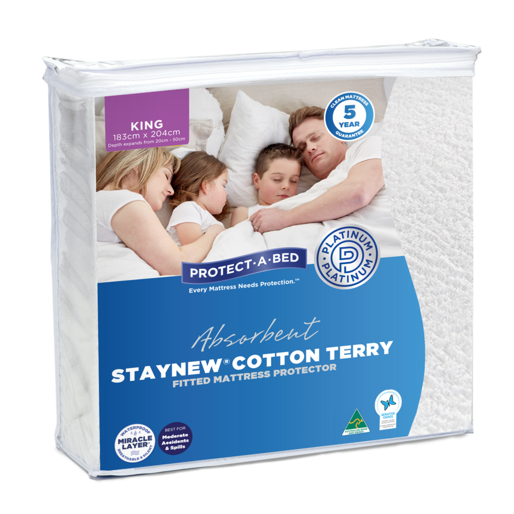 Staynew Cotton Waterproof Mattress Protector Australian Bedding Company
